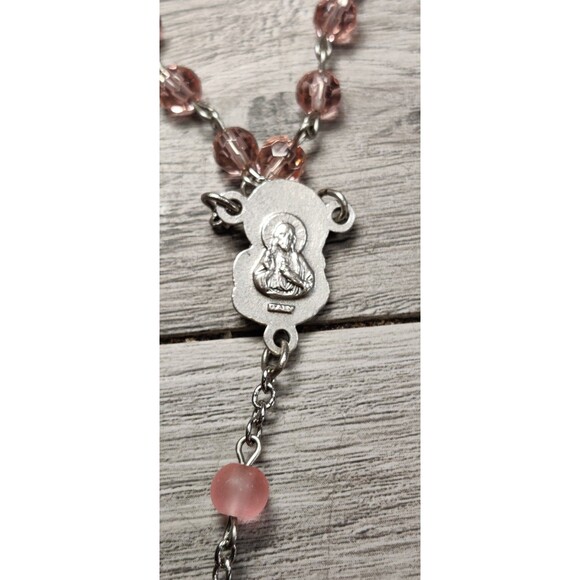 Vintage Knights of Columbus Catholic Saint Mary Rosary-Made In Italy - Picture 6 of 11